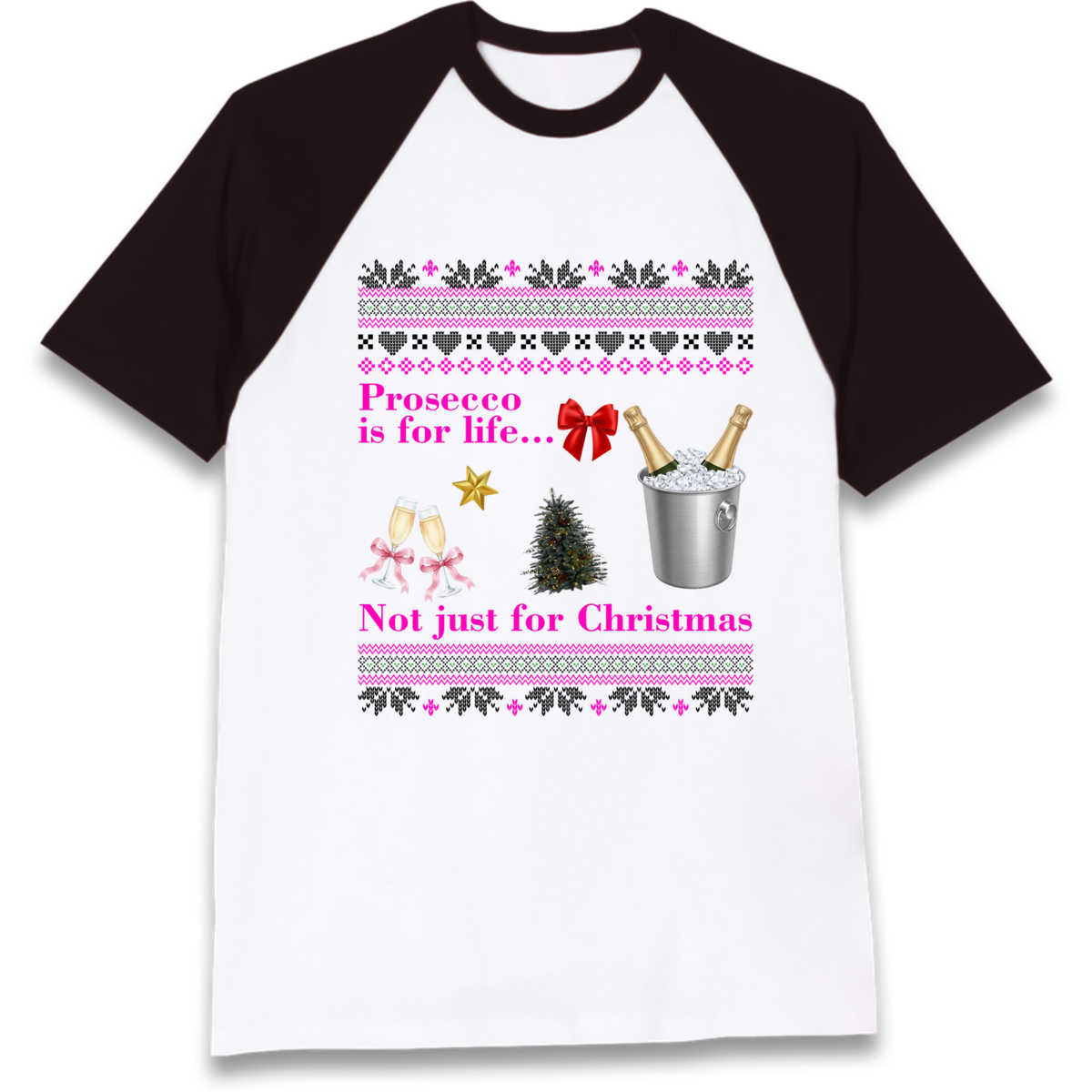 Prosecco Gift Top Raglan T-Shirt