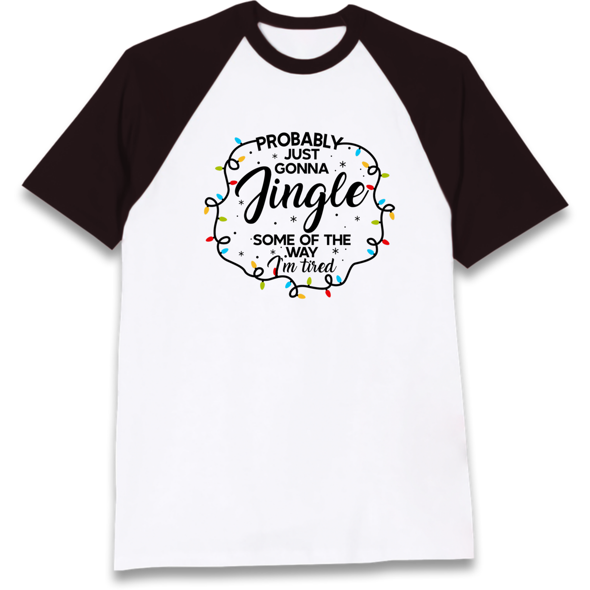 Lazy Festive Outfit Raglan T-Shirt