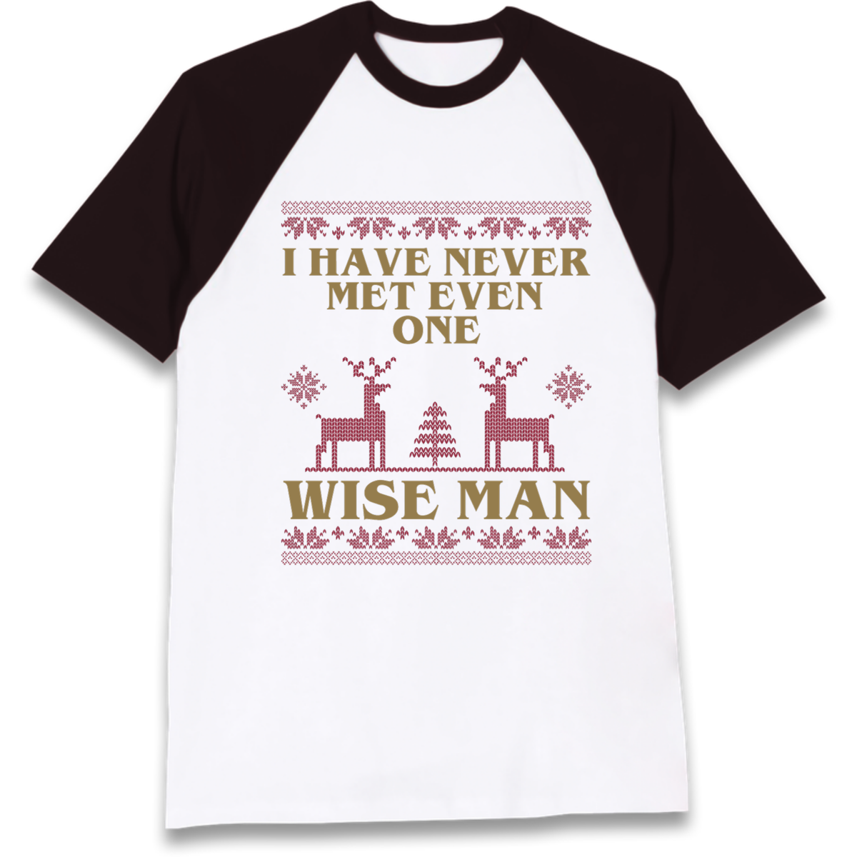 Retro Festive Graphic Raglan T-Shirt