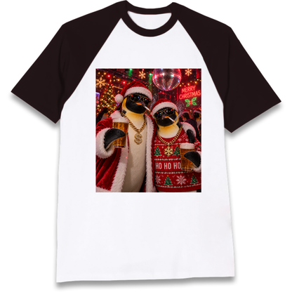 Penguin Christmas Raglan T-Shirt