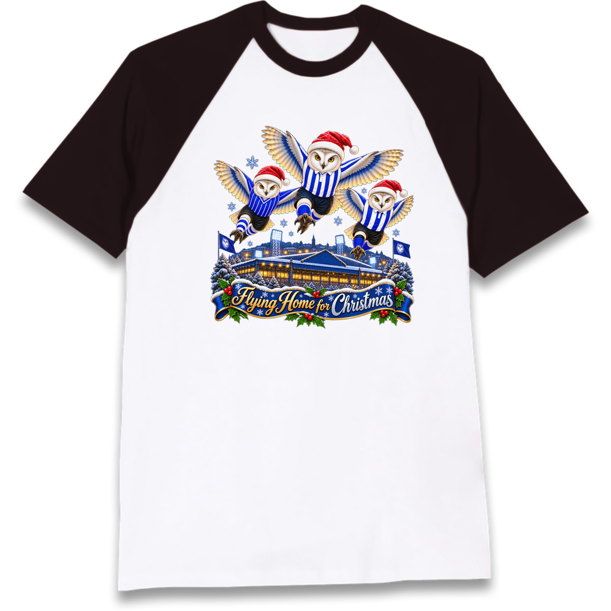 Sheff Wed Christmas Raglan T-Shirt