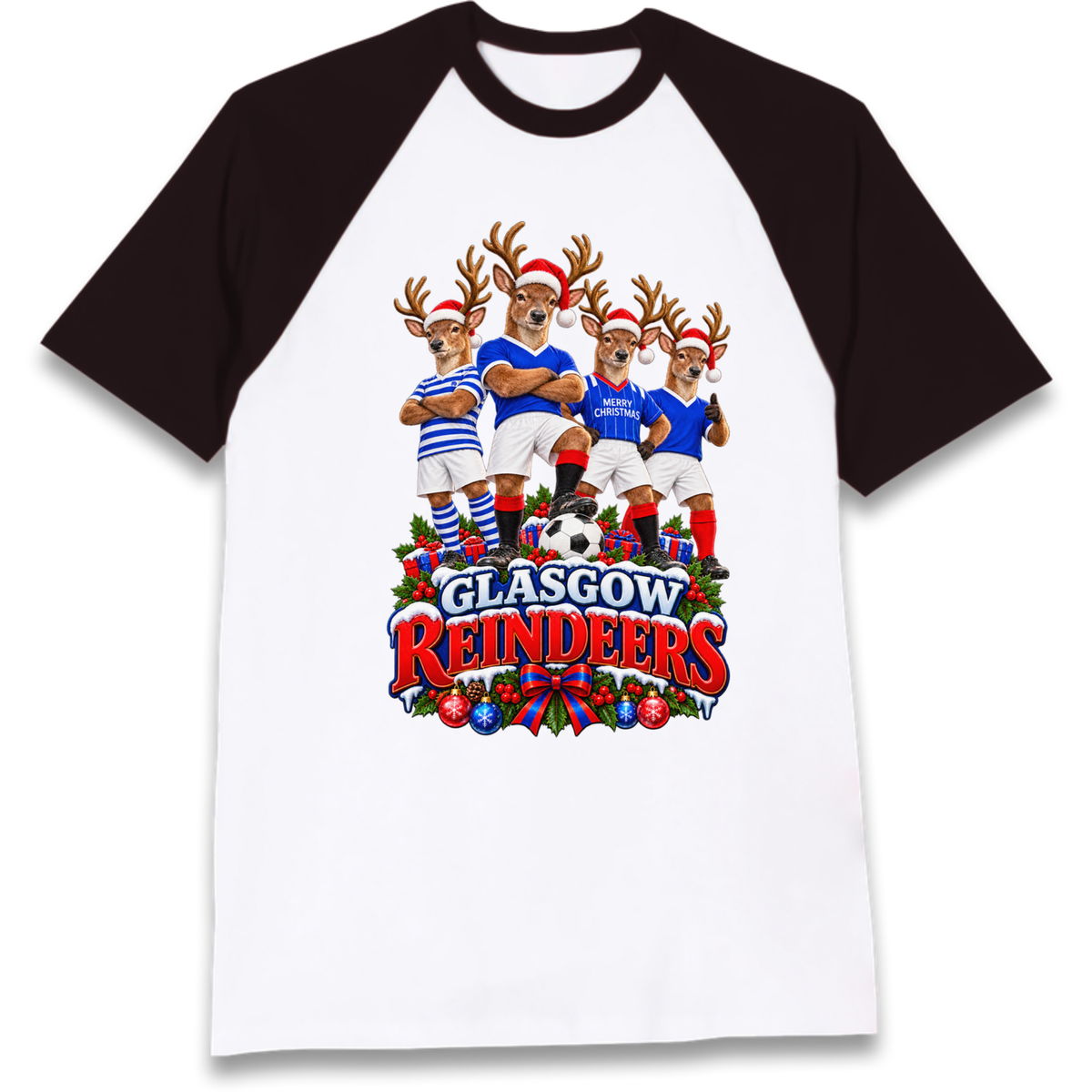 Rangers Christmas Raglan T-Shirt