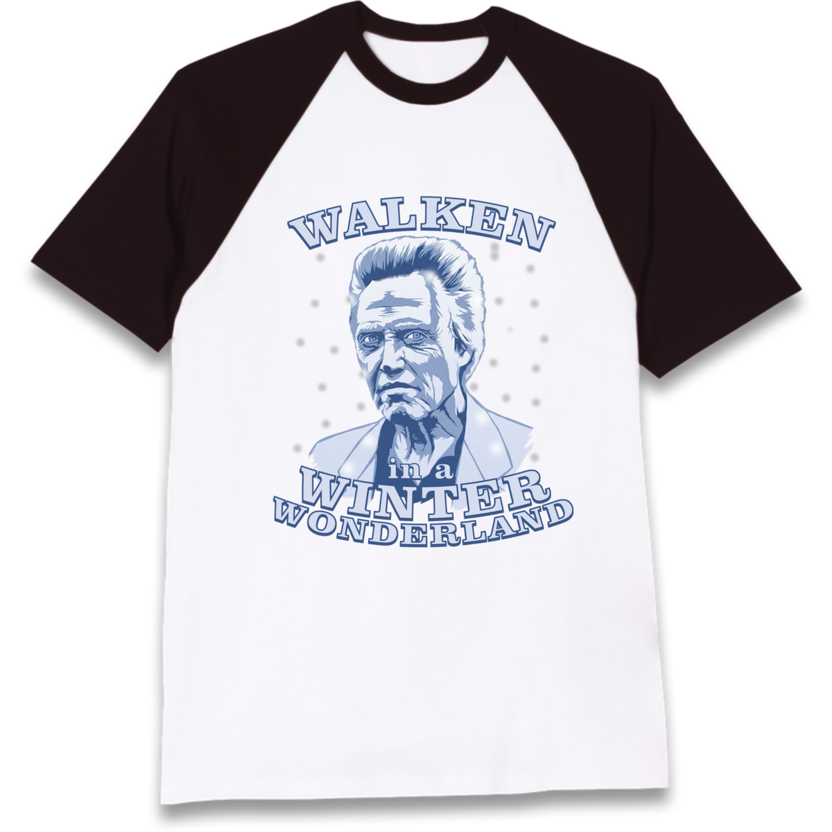 Christopher Walken Christmas Raglan T-Shirt
