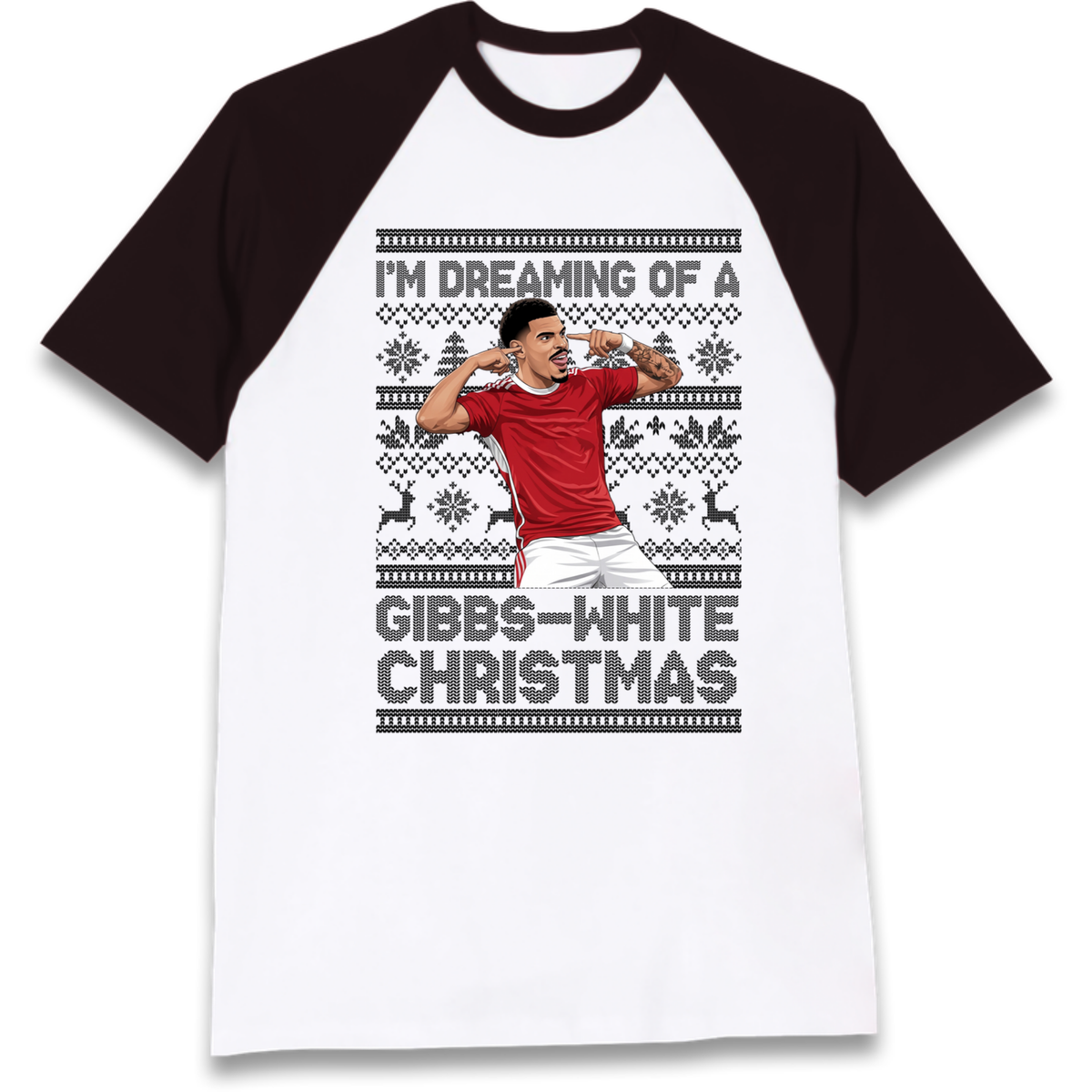 Christmas jumper Raglan T-Shirt