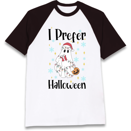 Halloween Christmas Crossover Raglan T-Shirt