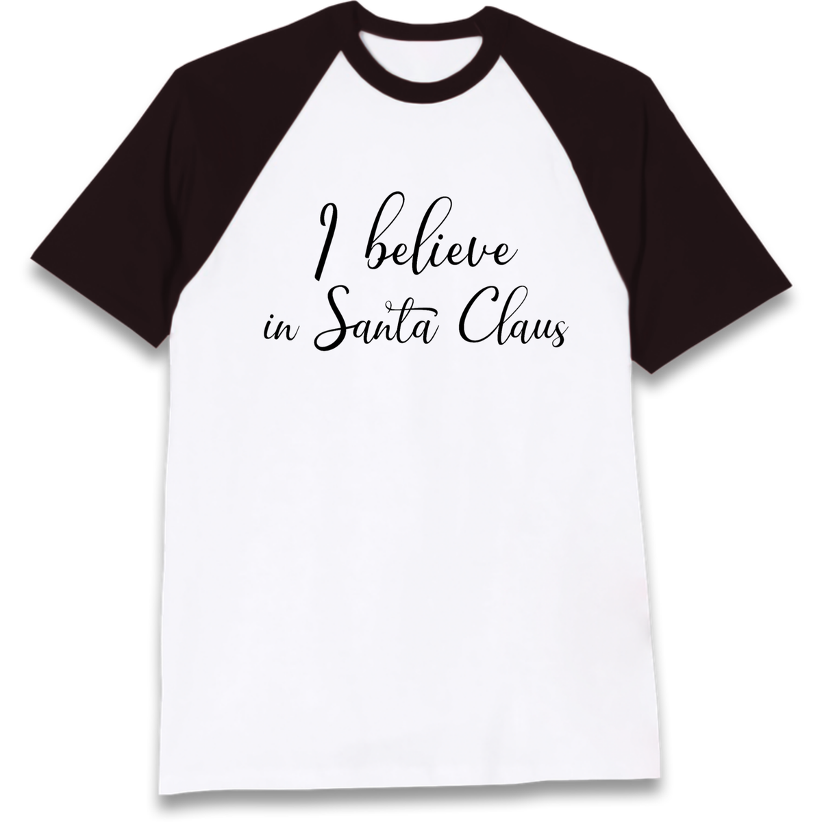Santa Faith Gift Raglan T-Shirt