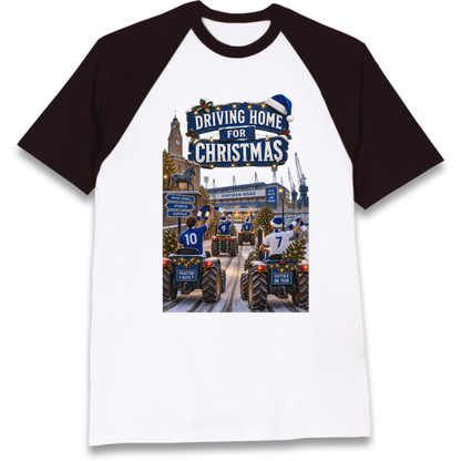 Ipswich Town Christmas Raglan T-Shirt