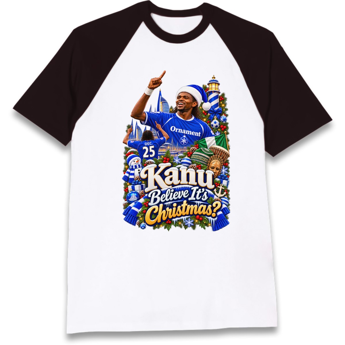 Portsmouth Christmas Raglan T-Shirt