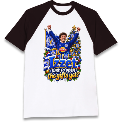 Leicester City Football Christmas Raglan T-Shirt