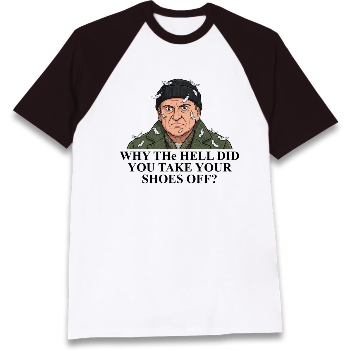 Harry Home Alone Christmas Raglan T-Shirt