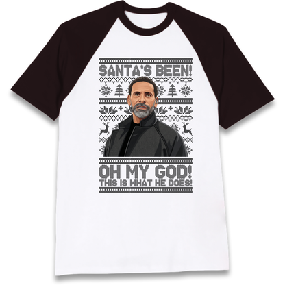 Steve Rio Ferdinand Christmas Raglan T-Shirt