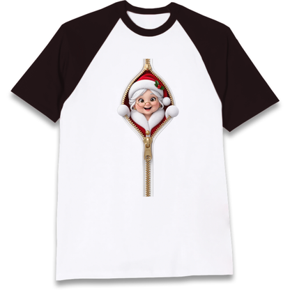 Mrs Claus Outfit Raglan T-Shirt