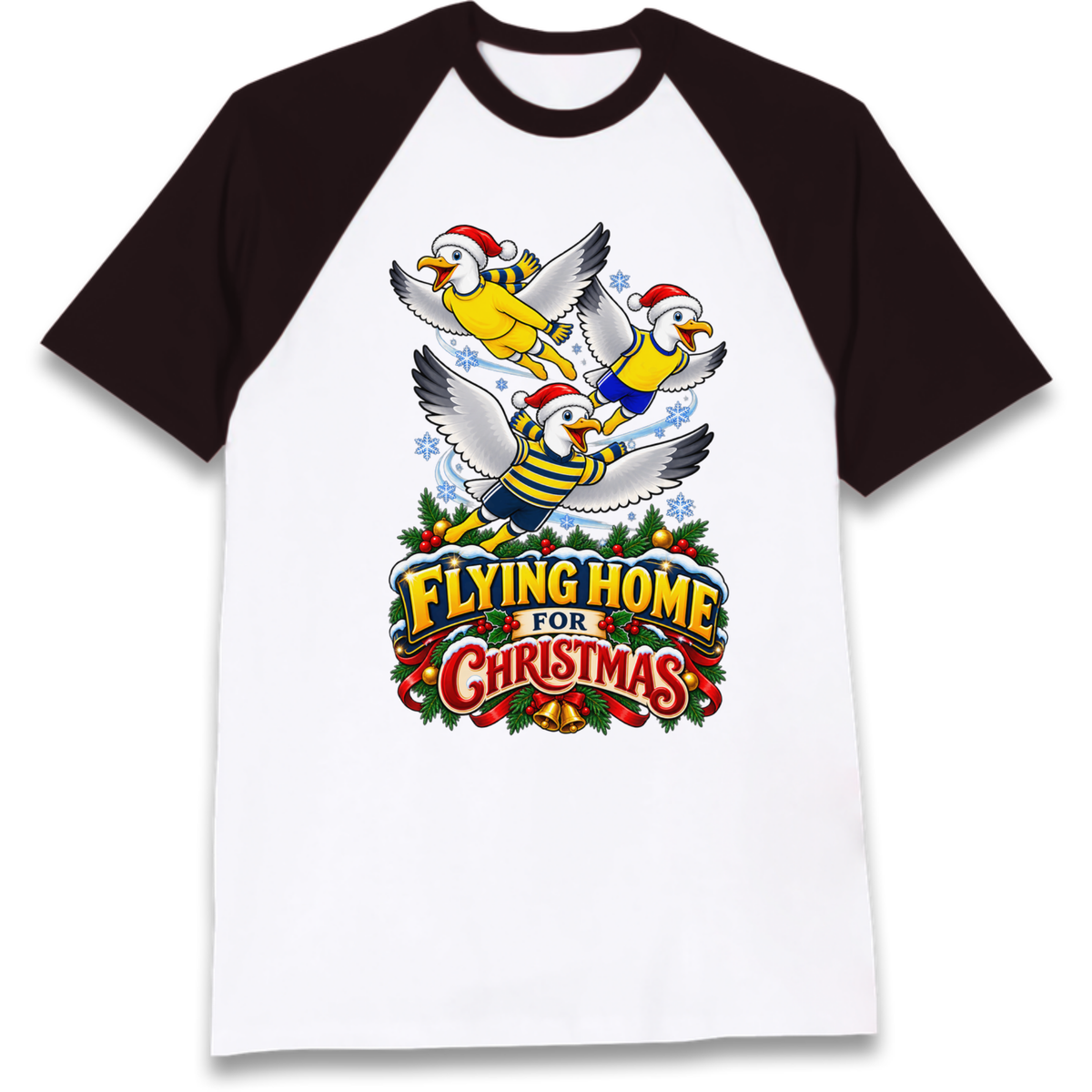 Torquay United Christmas Raglan T-Shirt
