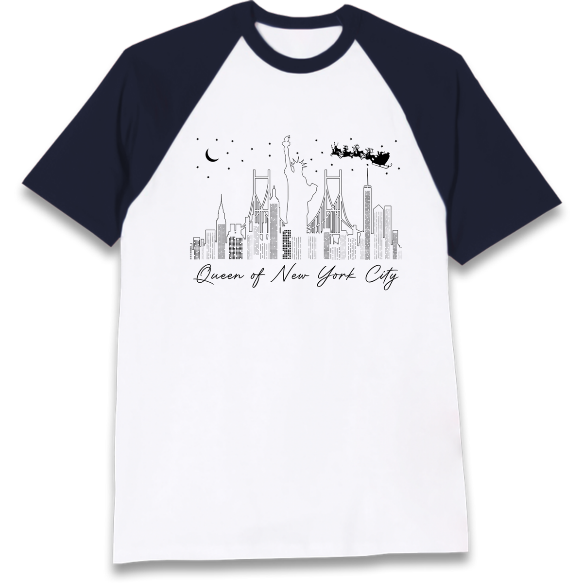 Queen Of New York City Raglan T-Shirt