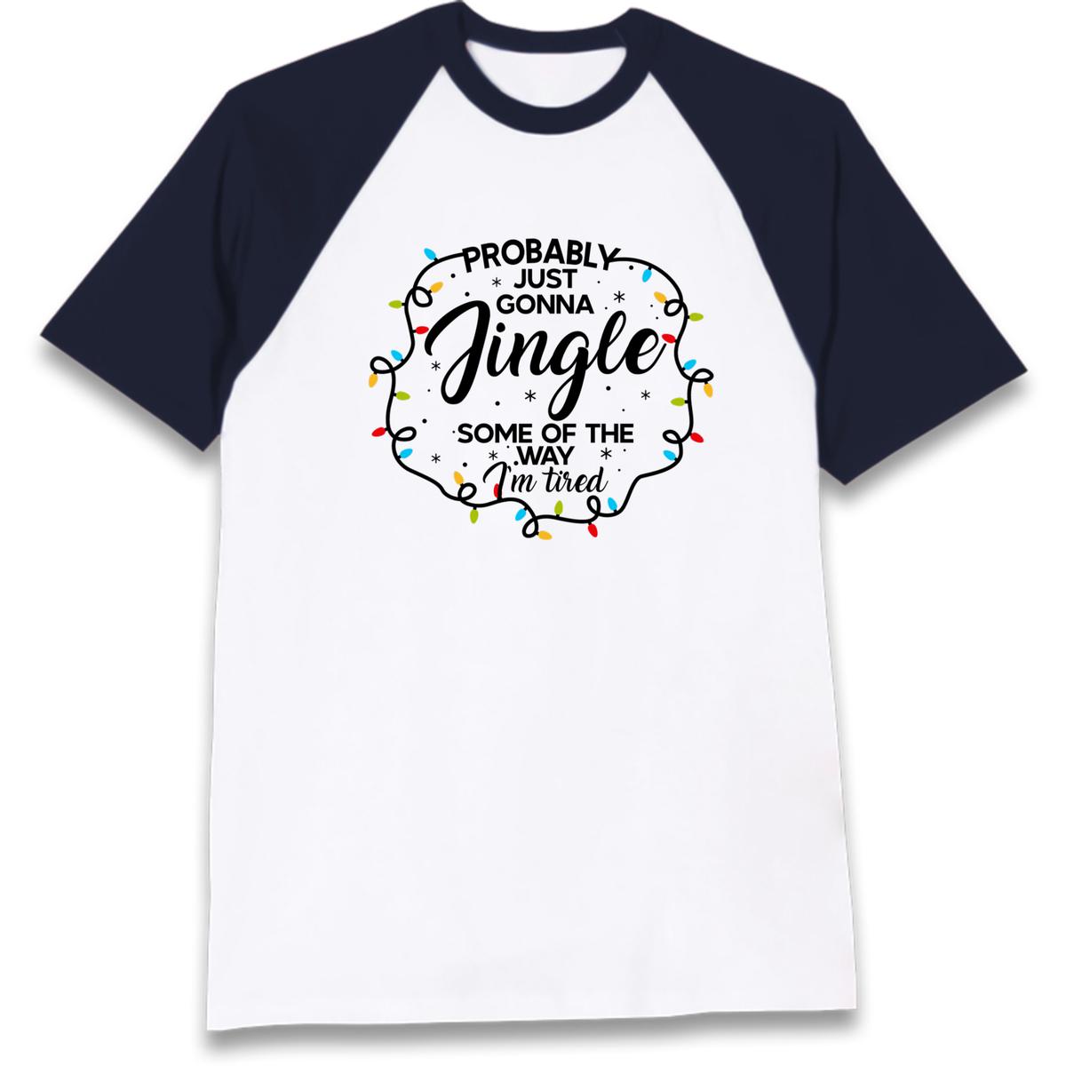 Lazy Festive Outfit Raglan T-Shirt
