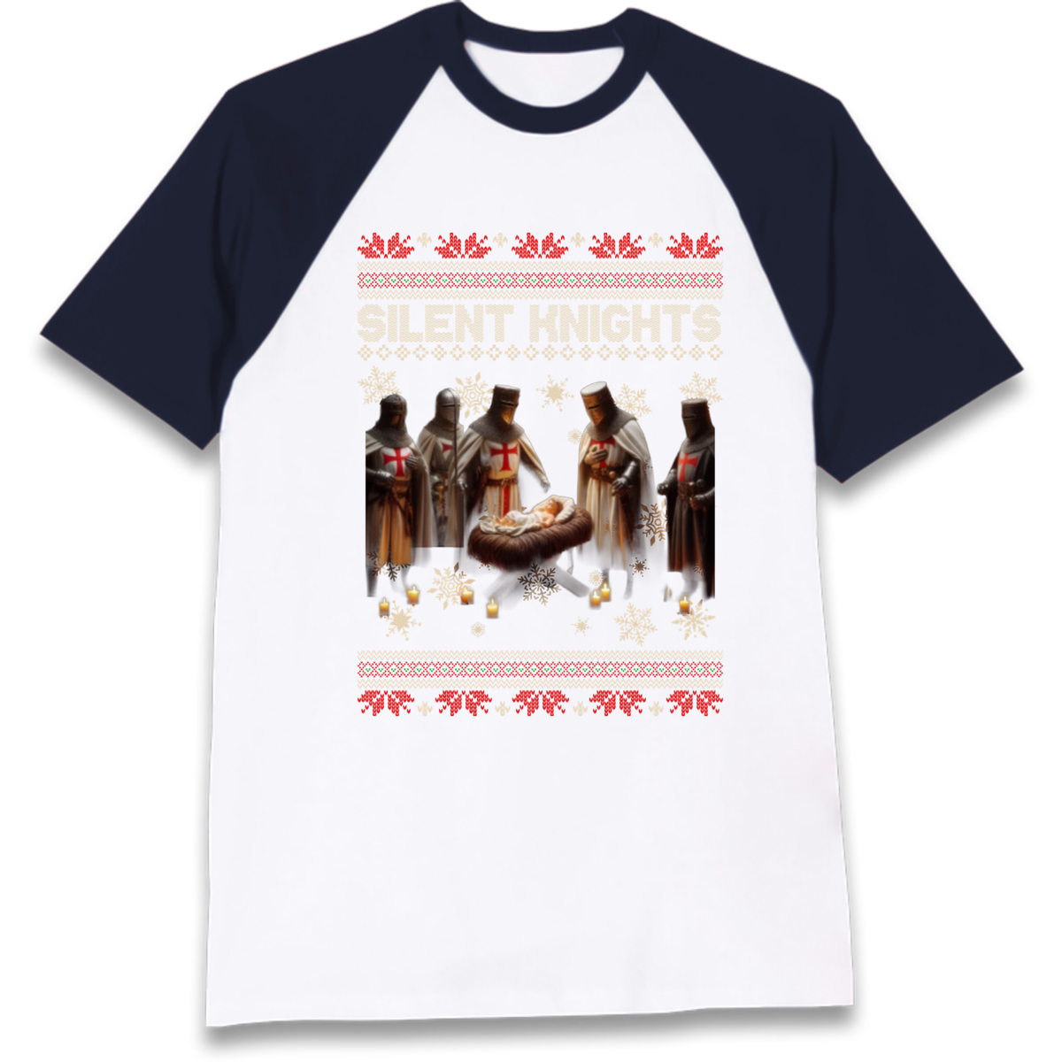 Silent Knights Gift Raglan T-Shirt