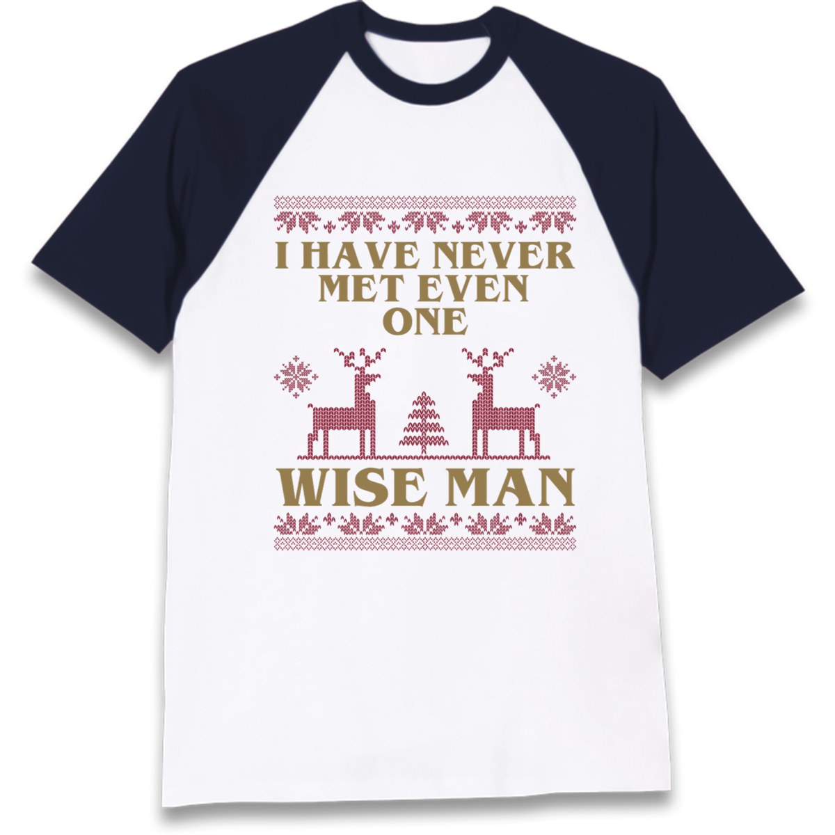 Retro Festive Graphic Raglan T-Shirt