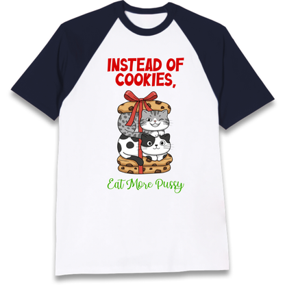 Cheeky Cat Slogan Raglan T-Shirt
