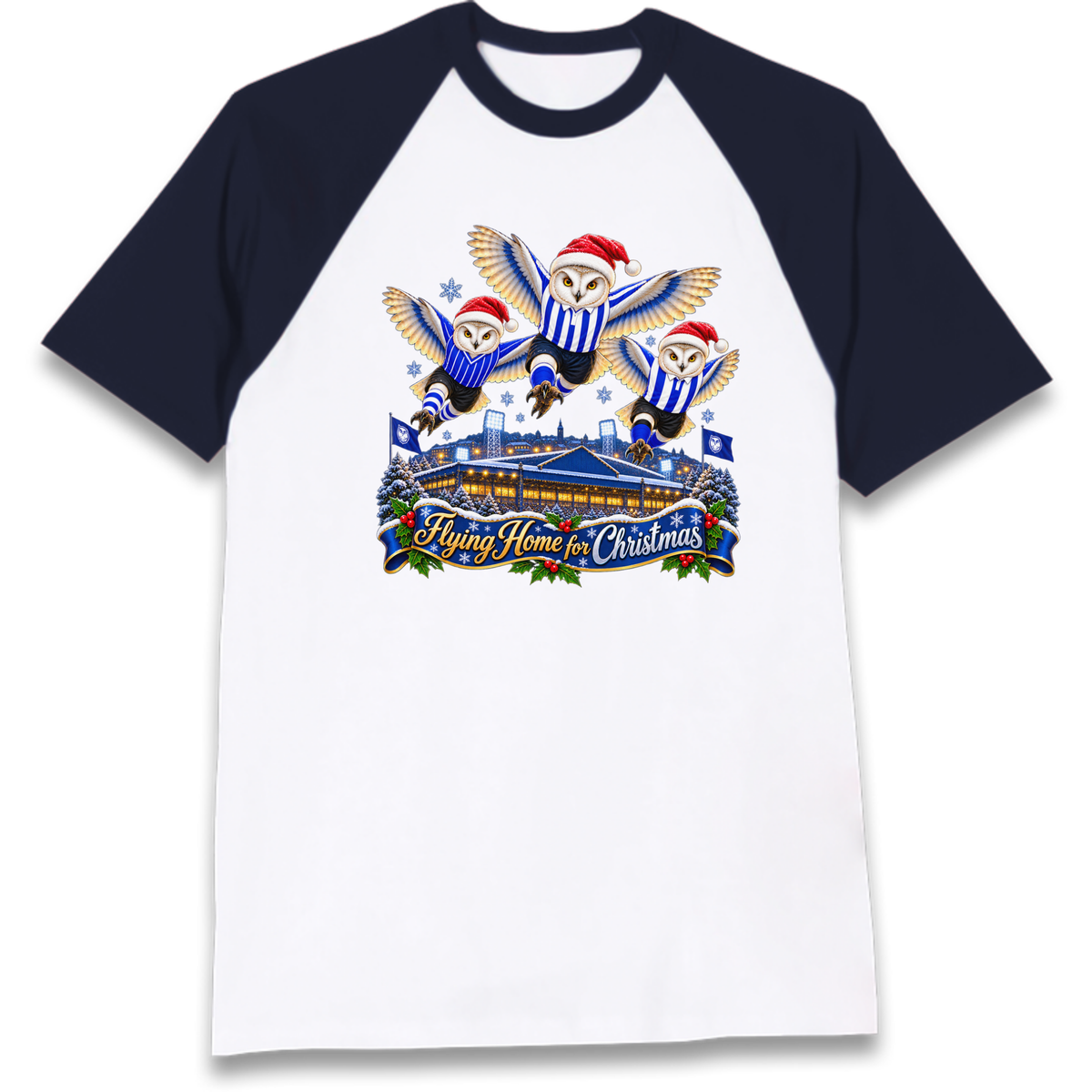 Sheff Wed Christmas Raglan T-Shirt