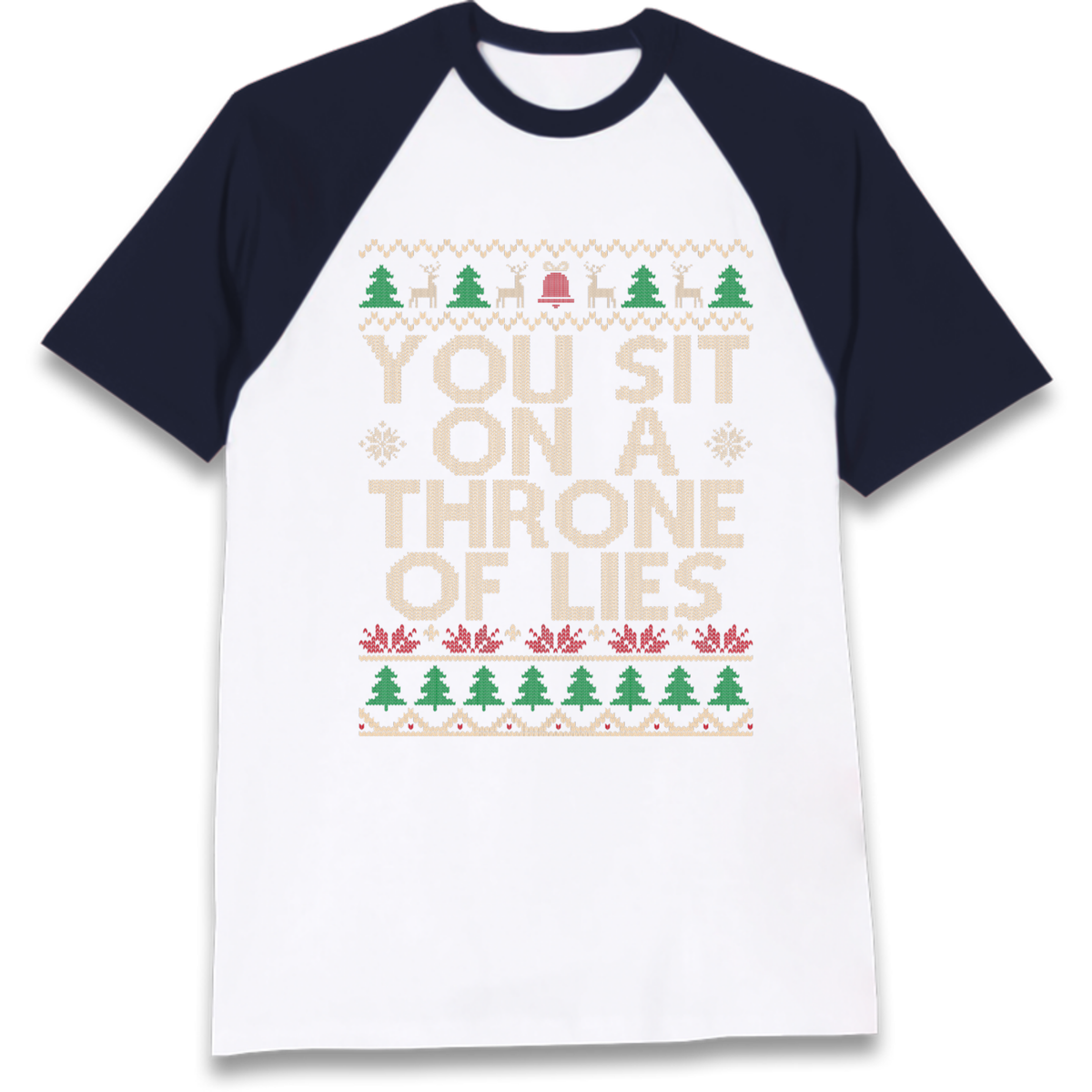 Throne Of Lies Christmas Raglan T-Shirt