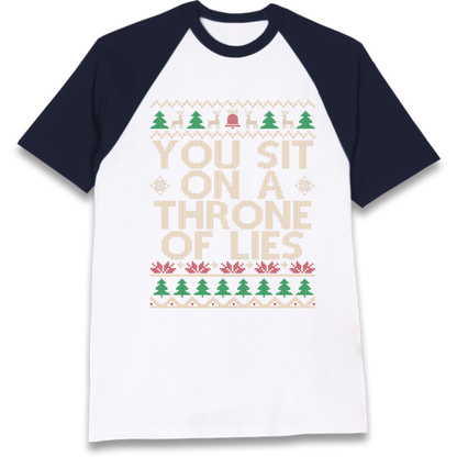 Throne Of Lies Christmas Raglan T-Shirt
