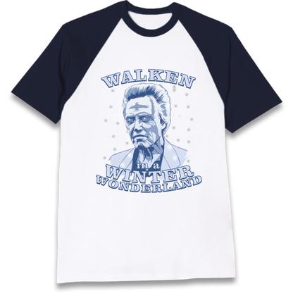 Christopher Walken Christmas Raglan T-Shirt