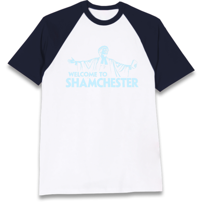 Welcome To Shamchester Raglan T-Shirt