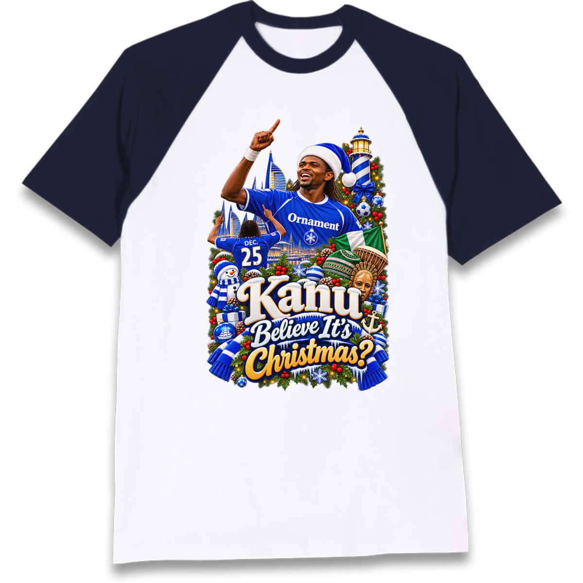 Portsmouth Christmas Raglan T-Shirt
