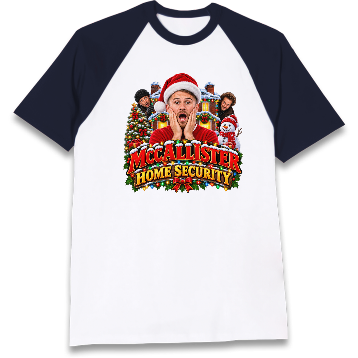 Alexis Mccallister Christmas Jumper! Raglan T-Shirt