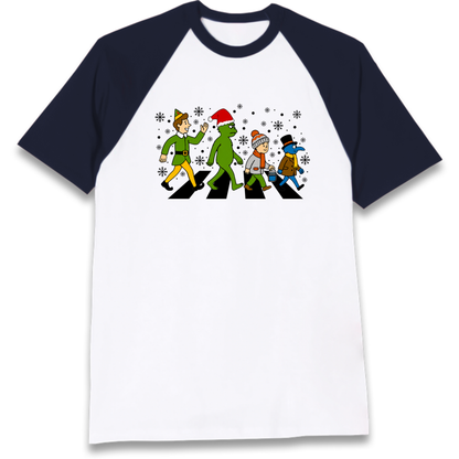 Abbey Road Walk Christmas jumper Raglan T-Shirt