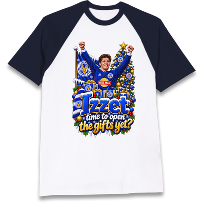 Leicester City Football Christmas Raglan T-Shirt