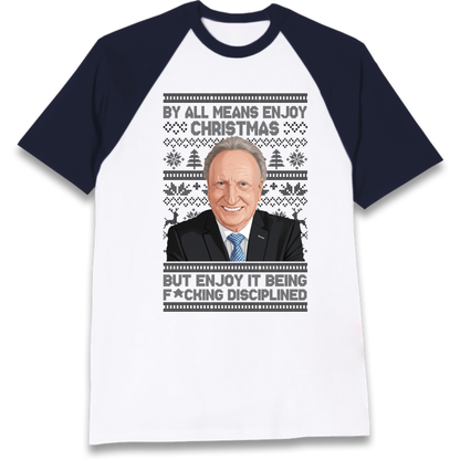 Neil Warnock Christmas Raglan T-Shirt