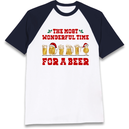 Festive Pint Graphic Raglan T-Shirt