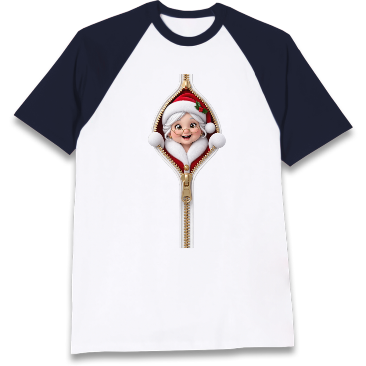 Mrs Claus Outfit Raglan T-Shirt