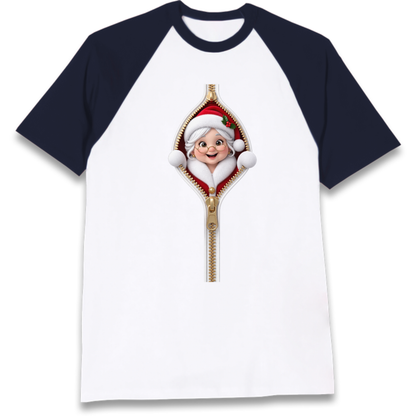Mrs Claus Outfit Raglan T-Shirt