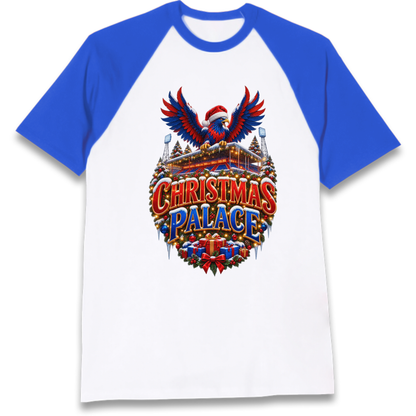 Crystal Palace Football Christmas Raglan T-Shirt
