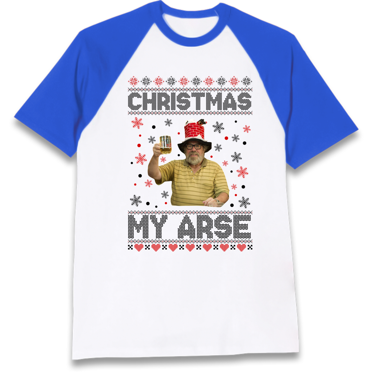 Christmas My Arse Raglan T-Shirt