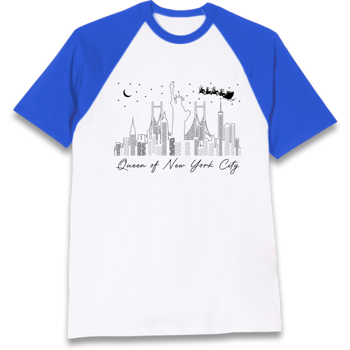 Queen Of New York City Raglan T-Shirt
