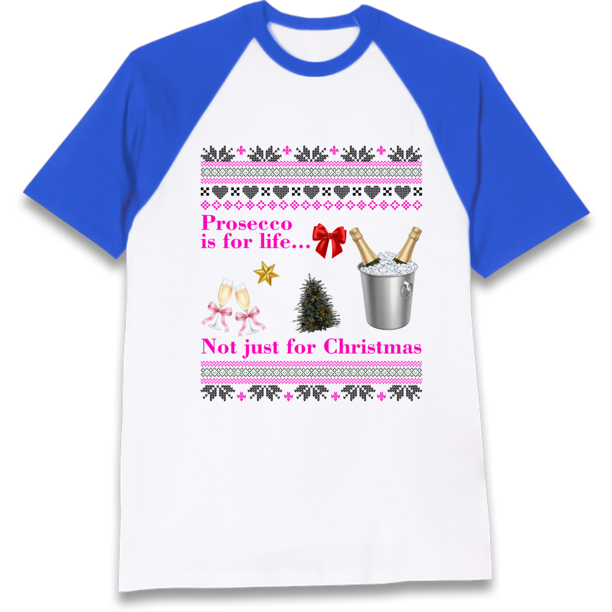 Prosecco Gift Top Raglan T-Shirt