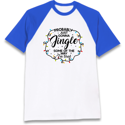 Lazy Festive Outfit Raglan T-Shirt