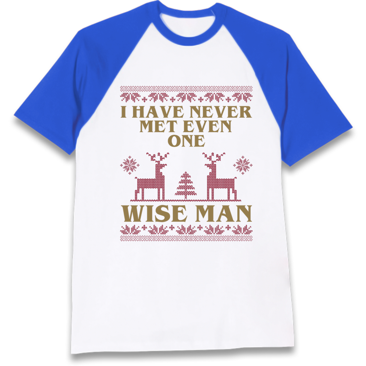 Retro Festive Graphic Raglan T-Shirt