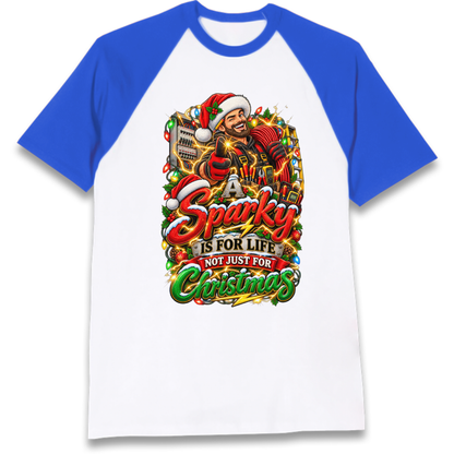 Sparky Christmas Raglan T-Shirt