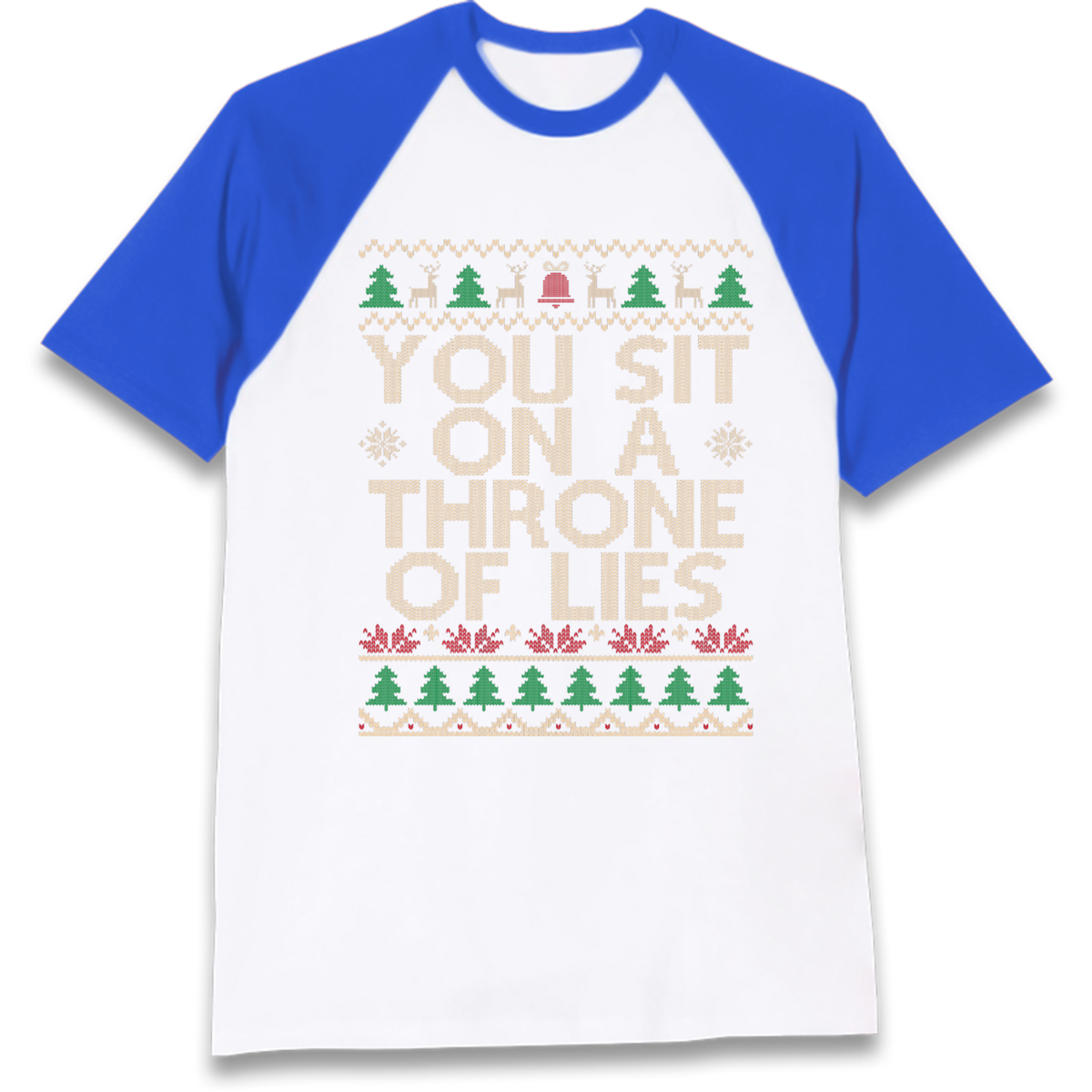 Throne Of Lies Christmas Raglan T-Shirt