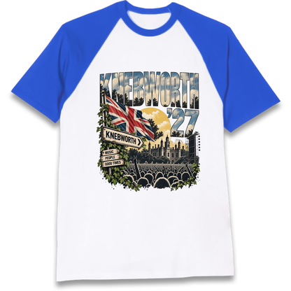 Oasis Knebworth Live '27 Raglan T-Shirt