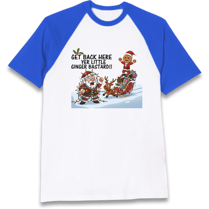 santa joke graphic Raglan T-Shirt