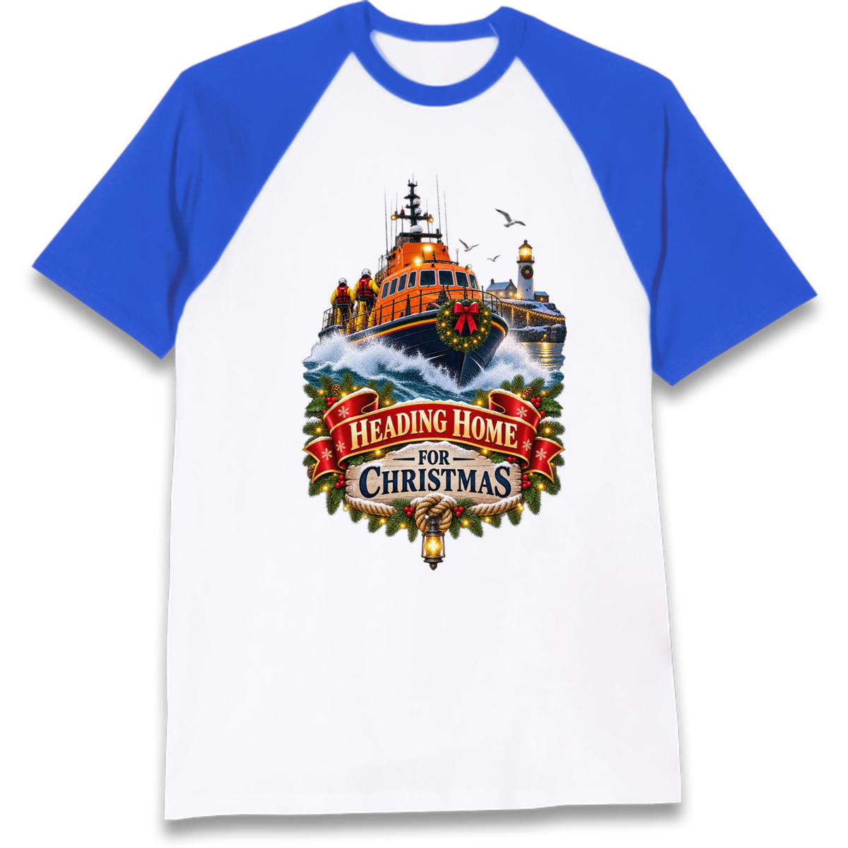 RNLI Christmas Raglan T-Shirt