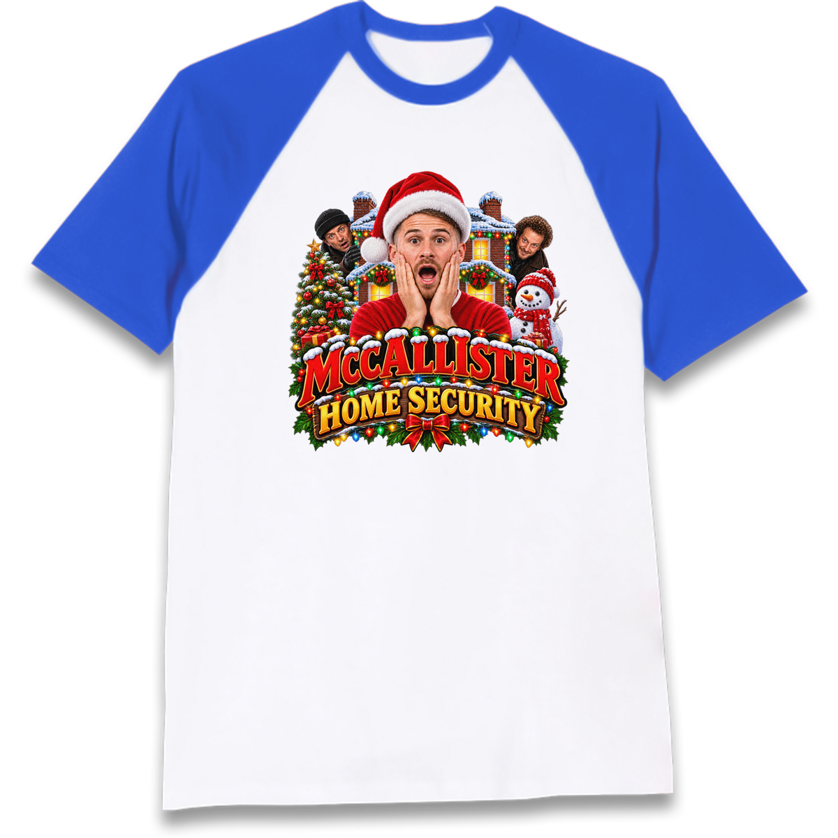 Alexis Mccallister Christmas Jumper! Raglan T-Shirt