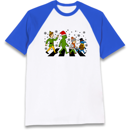 Abbey Road Walk Christmas jumper Raglan T-Shirt
