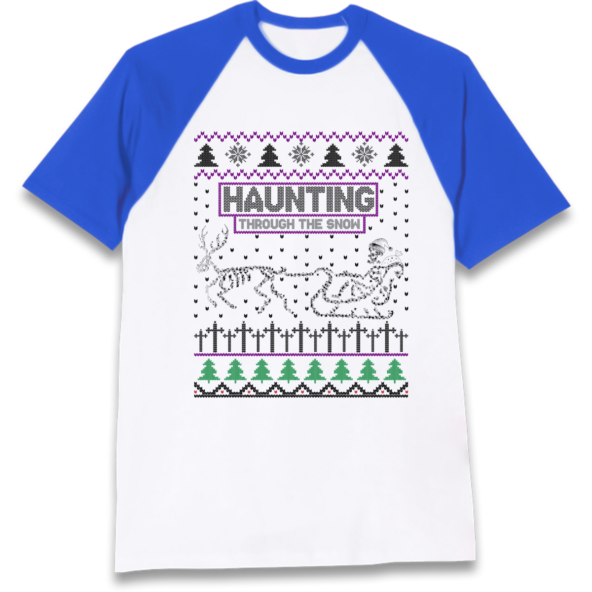Gothic Holiday Clothing Raglan T-Shirt