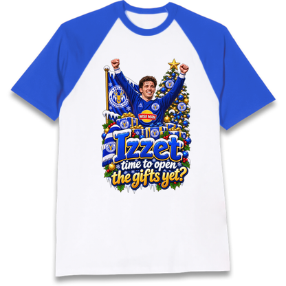 Leicester City Football Christmas Raglan T-Shirt